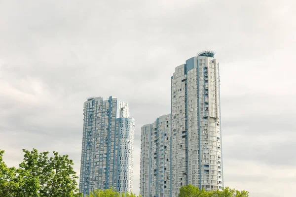 Belle Vue Sur Paysage Urbain Avec Des Bâtiments Modernes — Photo