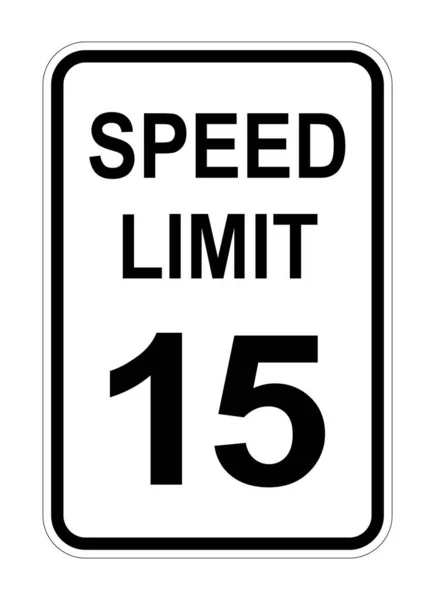 Verkeerstekens Speed Limit Witte Achtergrond Illustratie — Stockfoto
