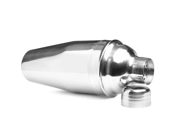 Metal Cocktail Shaker Cap White Background — Stock Photo, Image