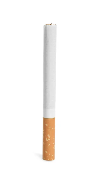 Cigarro Com Filtro Laranja Isolado Branco — Fotografia de Stock