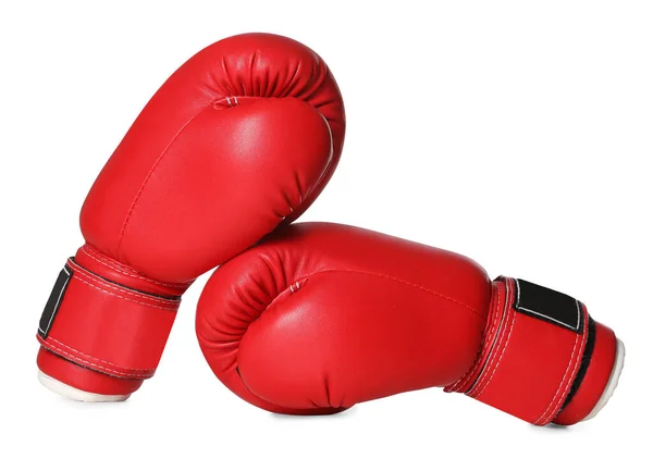 Pair Boxing Gloves White Background — Stock Photo, Image