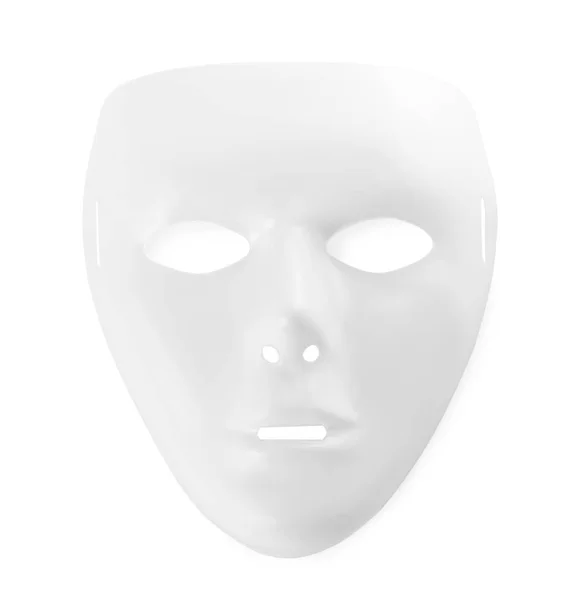 Theatre Mask Isolated White Top View — Stock Photo, Image