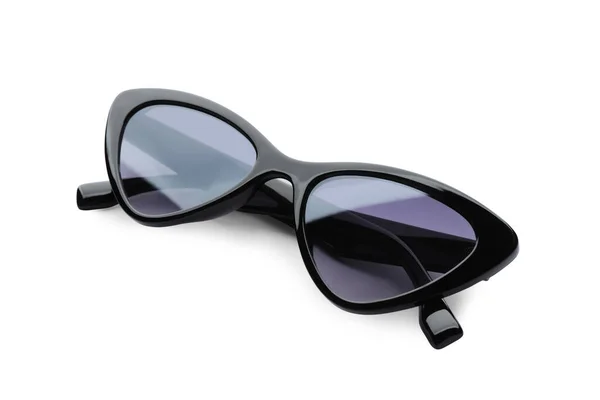 Stylish Sunglasses White Background Beach Object — Stock Photo, Image