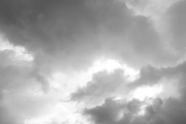 Himmel Mit Grauen Gewitterwolken Einem Fiesen Tag — Stockfoto