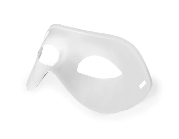 Plastic Theatre Face Mask Isolated White — Stock Photo, Image