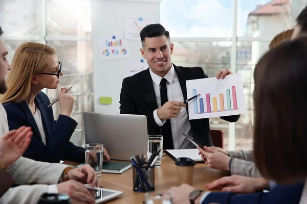 Ondernemers Hebben Een Vergadering Functie Beheersadvies — Stockfoto