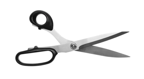 Tailor Scissors Isolated White Top View — Stock Photo, Image