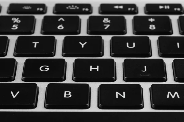 Closeup View Buttons Modern Computer Keyboard — Stock Photo, Image