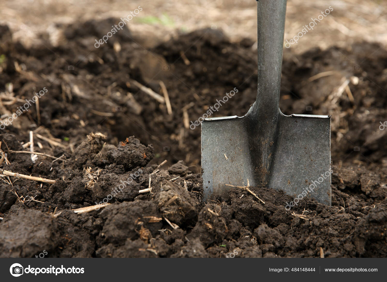 Shovel In Dirt