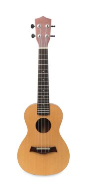 Ukulele beyazı izole etti. String müzik aleti