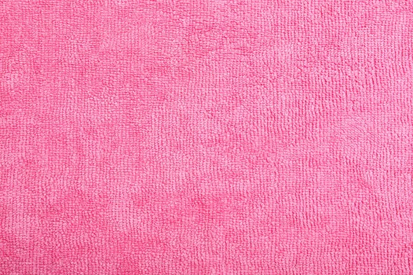 Arka Plan Olarak Pembe Mikrofiber Kumaş Üst Görünüm — Stok fotoğraf