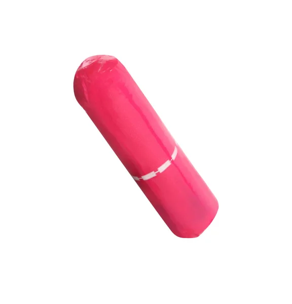 白に隔離されたピンクのパッケージのタンポン — ストック写真
