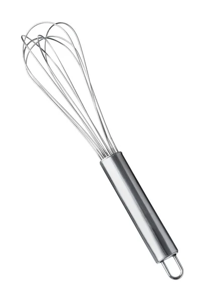 New Metal Balloon Whisk Isolated White — Stock Photo, Image