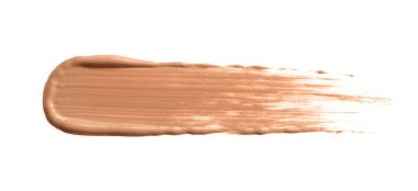 Sıvı deri tabakasının kokusu beyaz, üst görünümde izole edilmiş.