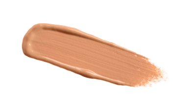 Sıvı deri tabakasının kokusu beyaz, üst görünümde izole edilmiş.