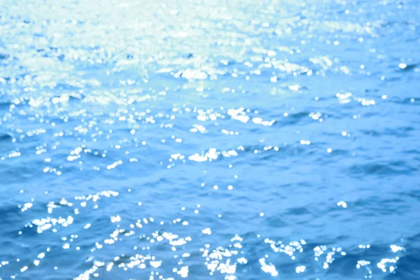 Zamazany Widok Piękne Morze Słoneczny Dzień — Zdjęcie stockowe