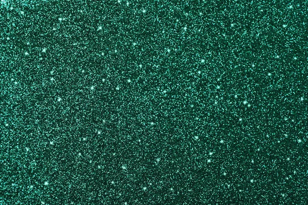 Glanzende Donkergroene Glitter Als Achtergrond Close — Stockfoto