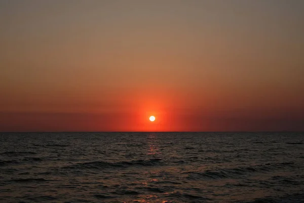 Pintoresca Vista Del Hermoso Mar Atardecer —  Fotos de Stock