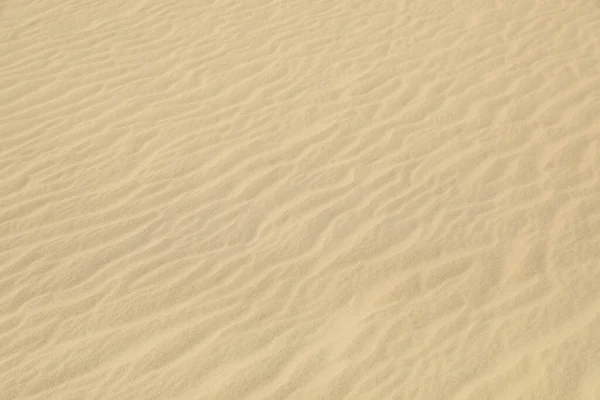 Bela Vista Superfície Arenosa Ondulada Deserto Como Fundo — Fotografia de Stock