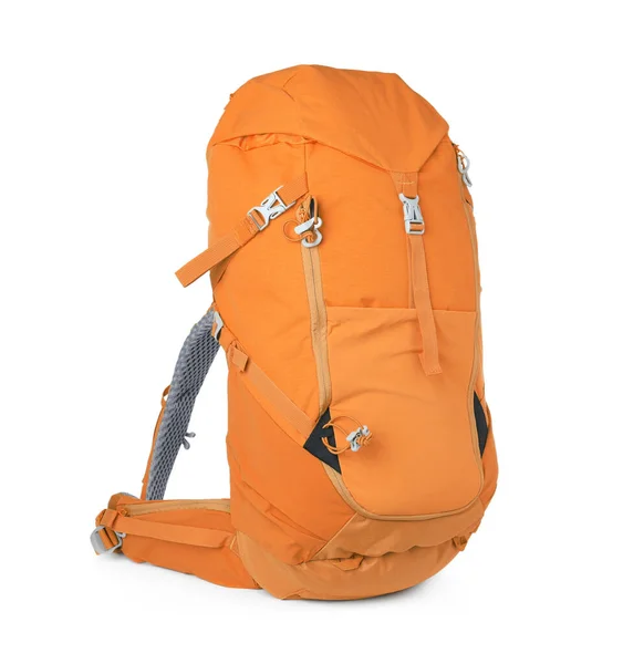 Hiking Backpack Isolated White Camping Tourism — Stock Photo, Image