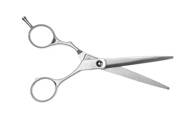 Professional Hairdresser Scissors Isolated White Haircut Tool — Stock Photo, Image