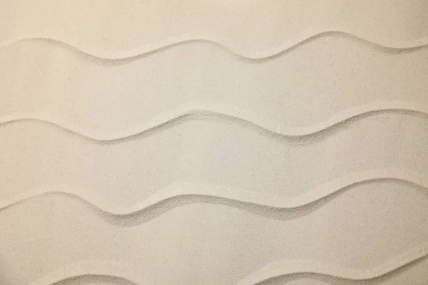 Хвилі Зроблені Піску Фон Вид Зверху — стокове фото