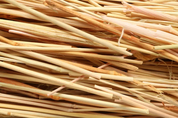 Closeup Dried Hay Background Top View — Stock Photo, Image