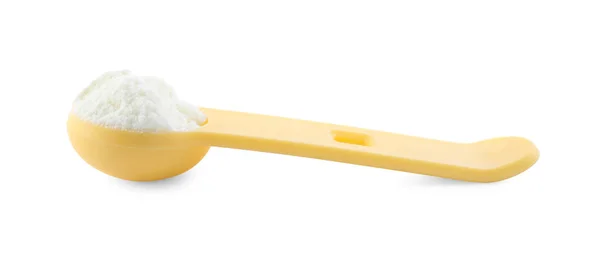Measuring Scoop Powdered Infant Formula Isolated White Baby Milk — Stock Photo, Image