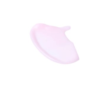 Kozmetik ürünlerin kokusu beyaza izole edilmiş, üst görünüm