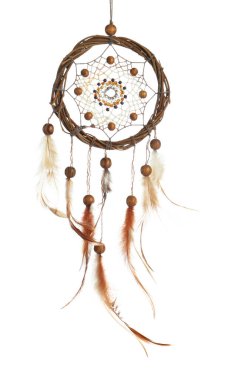 Güzel bir düş kapanı beyazda izole edilmiş.