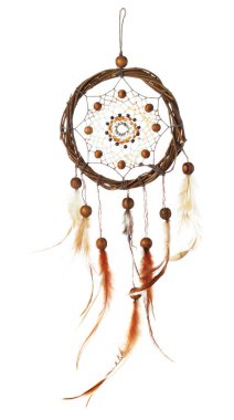 Güzel bir düş kapanı beyazda izole edilmiş.