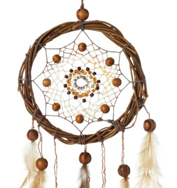 Güzel bir düş kapanı beyazda izole edilmiş.