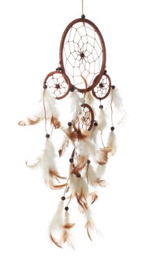 Güzel bir düş kapanı beyazda izole edilmiş.