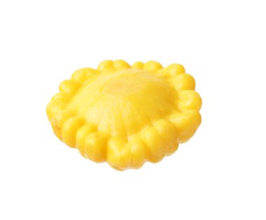 Bir turşulu köfte kabağı beyaza izole edilmiş.