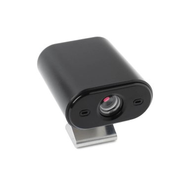 Modern gizli casus kamerası beyaza izole edilmiş.