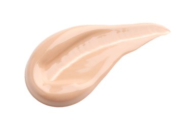 Temelde beyaz, üst görünümde izole edilmiş örnek