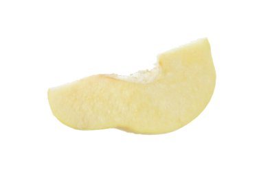 Taze olgun bıldırcın beyazı izole edilmiş.