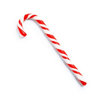 Beyaz manzaralı, tatlı baston şekerler. Noel hediyesi