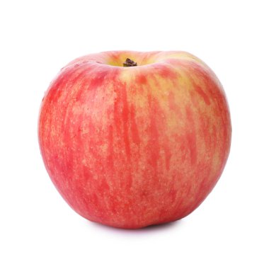 One fresh ripe apple isolated on white