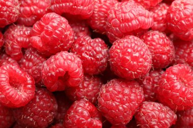 Taze olgun ahududu arka plan olarak, yakın plan görünümü