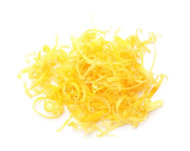 Limon tadı beyazda yalıtılmış.