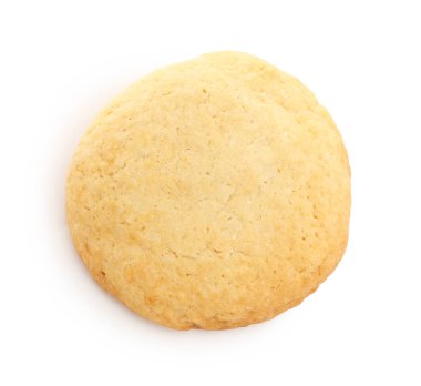 Bir lezzetli limonlu kurabiye, beyaz manzaralı.