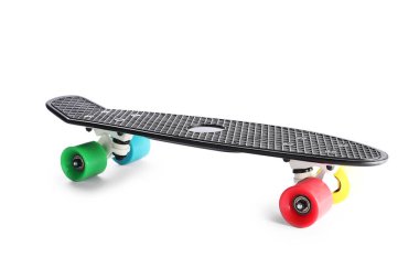 Beyaz üzerine izole edilmiş tek renk peni tahtası