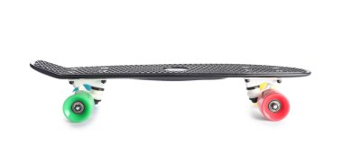 Beyaz üzerine izole edilmiş tek renk peni tahtası