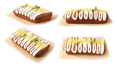 Lezzetli limonlu turta.