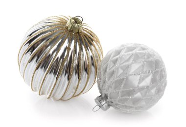 Beyaz tenli iki güzel Noel balosu