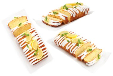 Lezzetli limonlu turta.