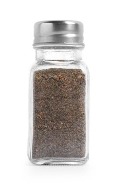 Biberli bir karıştırıcı beyaza izole edilmiş.