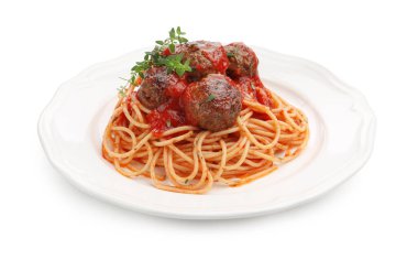 Köfteli leziz makarna.