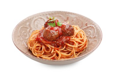 Köfteli leziz makarna.